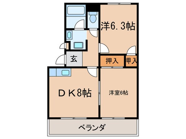 ジョイプラザかずの物件間取画像